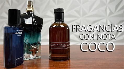 perfumes con aroma a coco.